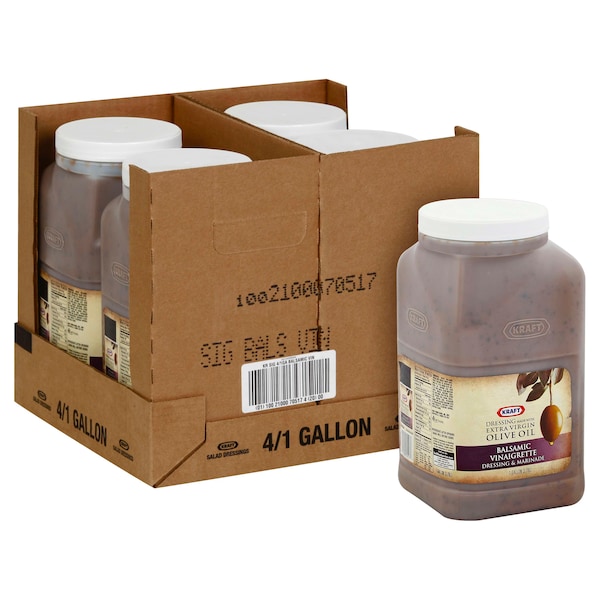 Kraft Kraft Signature Balsamic Vinaigrette Dressing 1 gal. Container, PK4 10021000705174 - main